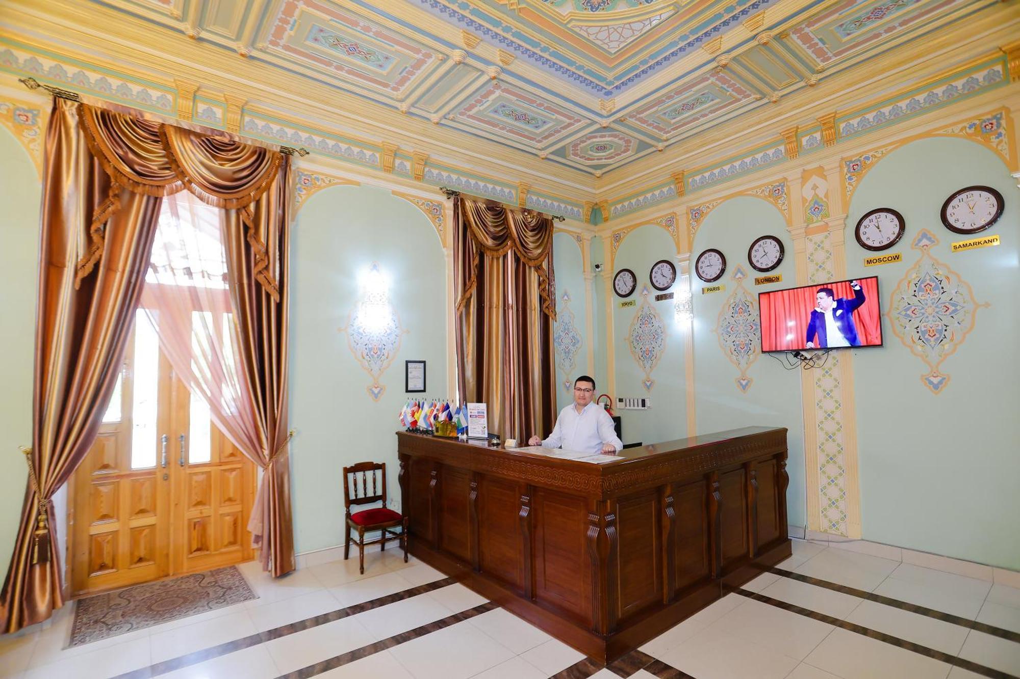 Yangi Sharq Hotel ซามาร์คันด์ ภายนอก รูปภาพ